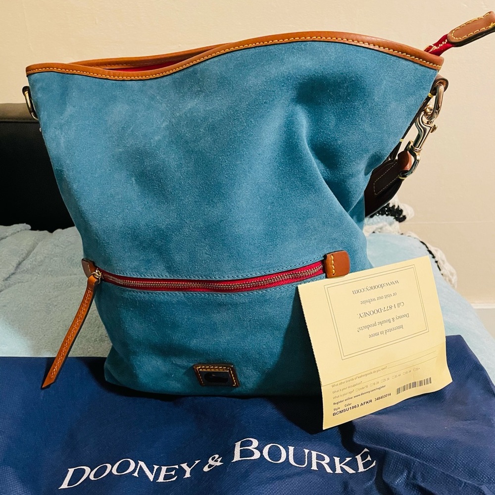 Dooney and Bourke Fielding Suede Hobo